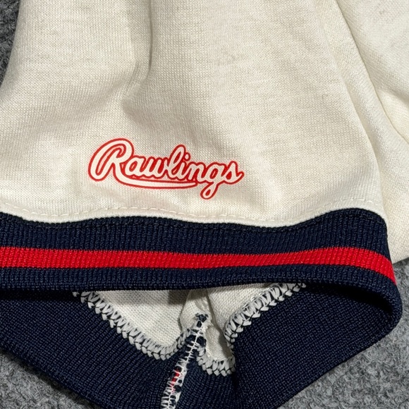 Vintage Atlanta Braves Baseball Jersey Shirt, Rawlings, Made in USA, 90s Size L - Picture 5 of 8